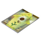 Birdhouse von Shirley Taylor Notizblock (Linke Seite)
