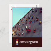 Birdhouses Amsterdam Postkarte (Vorne/Hinten)