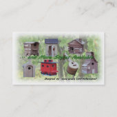 Birdhouses in Südmissouri {kundenspezifisch Visitenkarte (Rückseite)