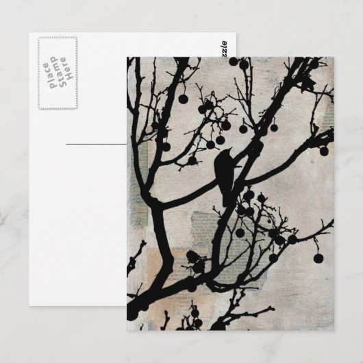 Birdie 6 postkarte (Vorne/Hinten)