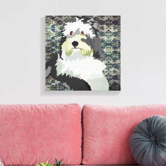 Birdie Art Leinwand (Insitu (Wohnzimmer))