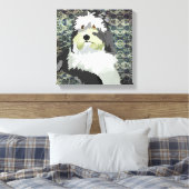 Birdie Art Leinwand (Insitu (Schlafzimmer))