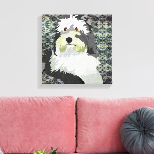 Birdie Art Leinwand (Insitu (Wohnzimmer))