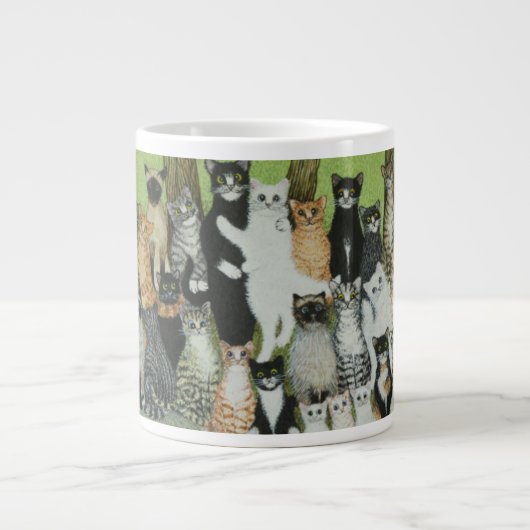 Birdie beobachten Jumbo-Tasse (Vorderseite)