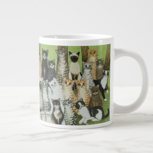 Birdie beobachten Jumbo-Tasse (Rechts)