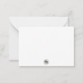 Birdie-Geschenkkarte fütternd Mitteilungskarte (Rückseite)