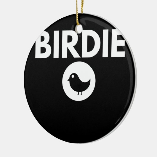 Birdie Golf Keramik Ornament (Links)