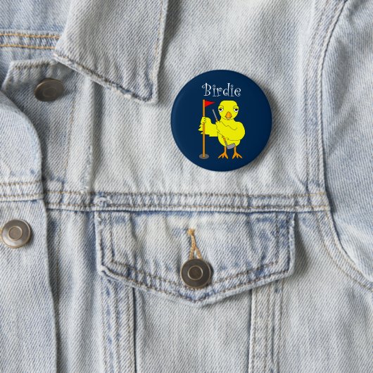 Birdie Golfer Chick Button (Beispiel)