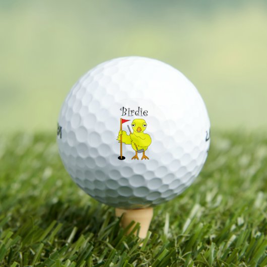 Birdie Golfer Chick Golf Balls Golfball (Insitu T-Shirt)