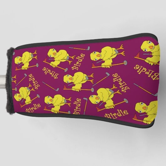 Birdie Golfer Chick Golf Headcover (Vorderseite)