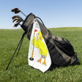 Birdie Golfer Chick Golfhandtuch (Gras)