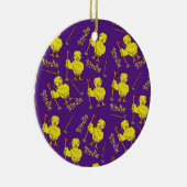 Birdie Golfer Chick Keramik Ornament (Rechts)