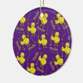 Birdie Golfer Chick Keramik Ornament (Links)