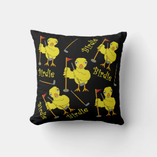 Birdie Golfer Chick Kissen