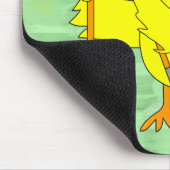 Birdie Golfer Chick Mousepad (Ecke)