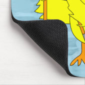 Birdie Golfer Chick Mousepad (Ecke)