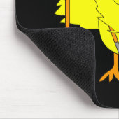 Birdie Golfer Chick Mousepad (Ecke)