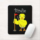 Birdie Golfer Chick Mousepad (Mit Mouse)