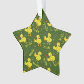 Birdie Golfer Chick Ornament (Vorderseite)