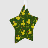 Birdie Golfer Chick Ornament (Vorderseite)