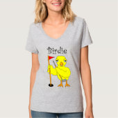 Birdie Golfer Chick T-Shirt (Vorderseite)