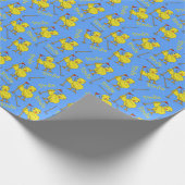 Birdie Golfing Chick Geschenkpapier (Ecke)