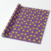 Birdie Golfing Chick Geschenkpapier (Ungerollt)