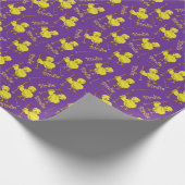 Birdie Golfing Chick Geschenkpapier (Ecke)