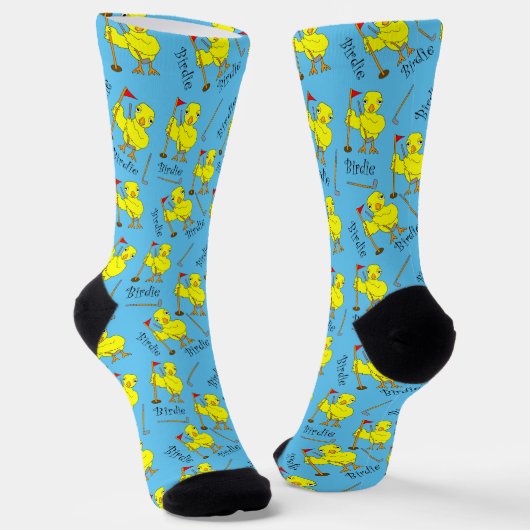 Birdie Golfing Chick Tank Socken (Gewinkelt)