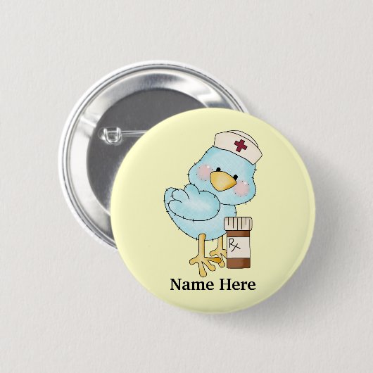 Birdie Nurse Button (Vorne & Hinten)