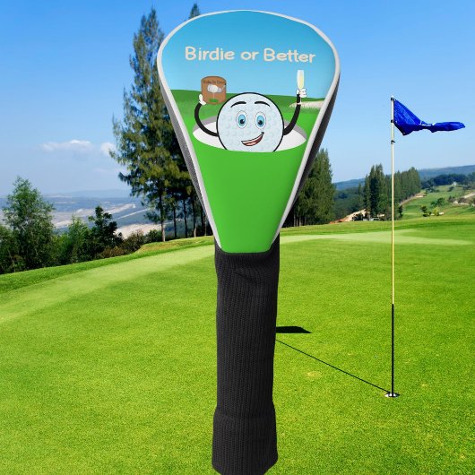 Birdie oder Better Golf Ball feiern Hole in One Golf Headcover