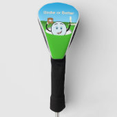 Birdie oder Better Golf Ball feiern Hole in One Headcover (Vorderseite)