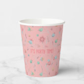 Birdie Pink Paper Cup for Children's Party Pappbecher (Links)
