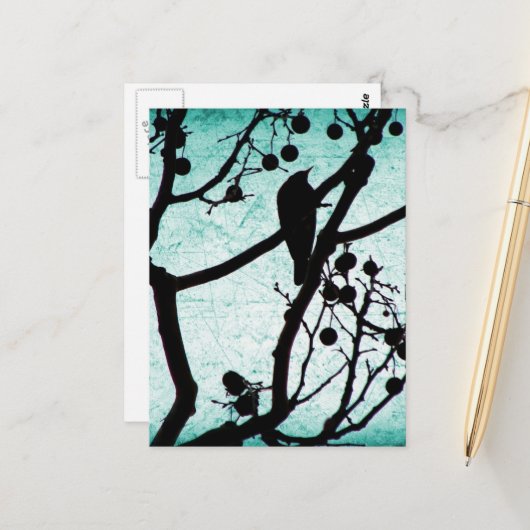 Birdie Postkarte (Vorderseite/Rückseite Beispiel)