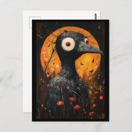 Birdie Postkarte (Vorne/Hinten)