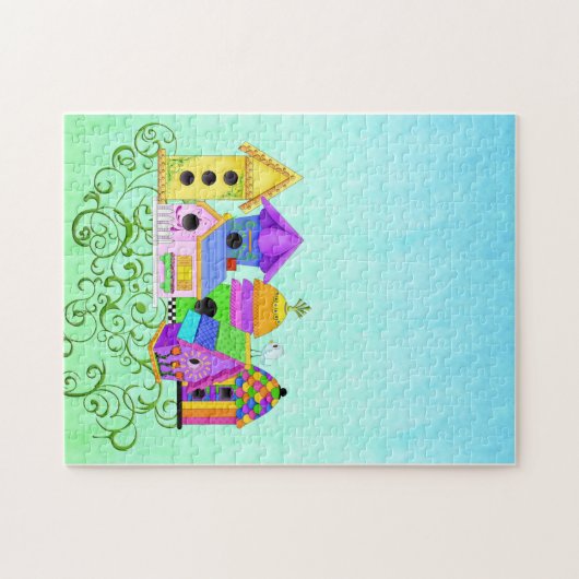 Birdie Village Puzzle (Horizontal)