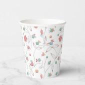 Birdie White Paper Cups für ein schönes Party Pappbecher (Rechts)