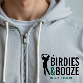 Birdies & Booze Adult Golf Club Mitglied Geburtsta Hoodie