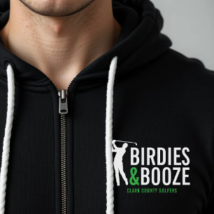 Birdies & Booze Golfclub-Mitgliedsgeburtstag Hoodie