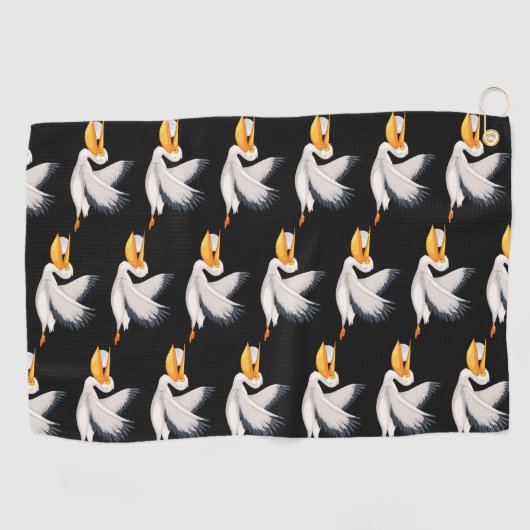 Birdies Design Golf Handtuch (Horizontal)