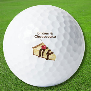 Birdies & Käsekuchen mit Kirsche  Golfball