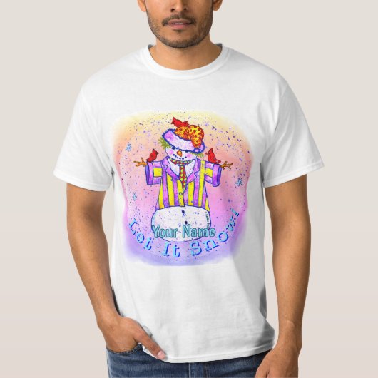 Birdies Snowman T-Shirt (Vorderseite)