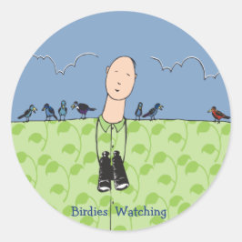 Birdies Watching Stickers