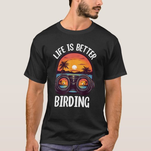 Birding Bird  Birdwatching Birder T-Shirt (Vorderseite)