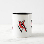 BirdLovers Zweifarbige Tasse (Mittel)