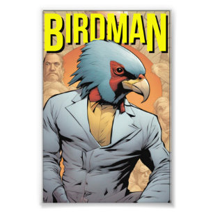 Birdman Comic Fotodruck