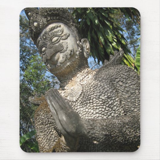 Birdman Wai ... Nong Khai, Isaan, Thailand Mousepad (Vorne)