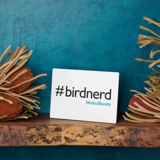 #BirdNerd Fotoplatte (Seite)