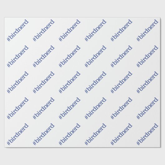 #birdnerd geschenkpapier (Flach)