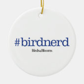 #birdnerd keramikornament (Vorne)